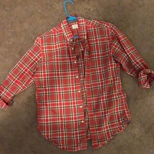 J crew plaid dress shirt